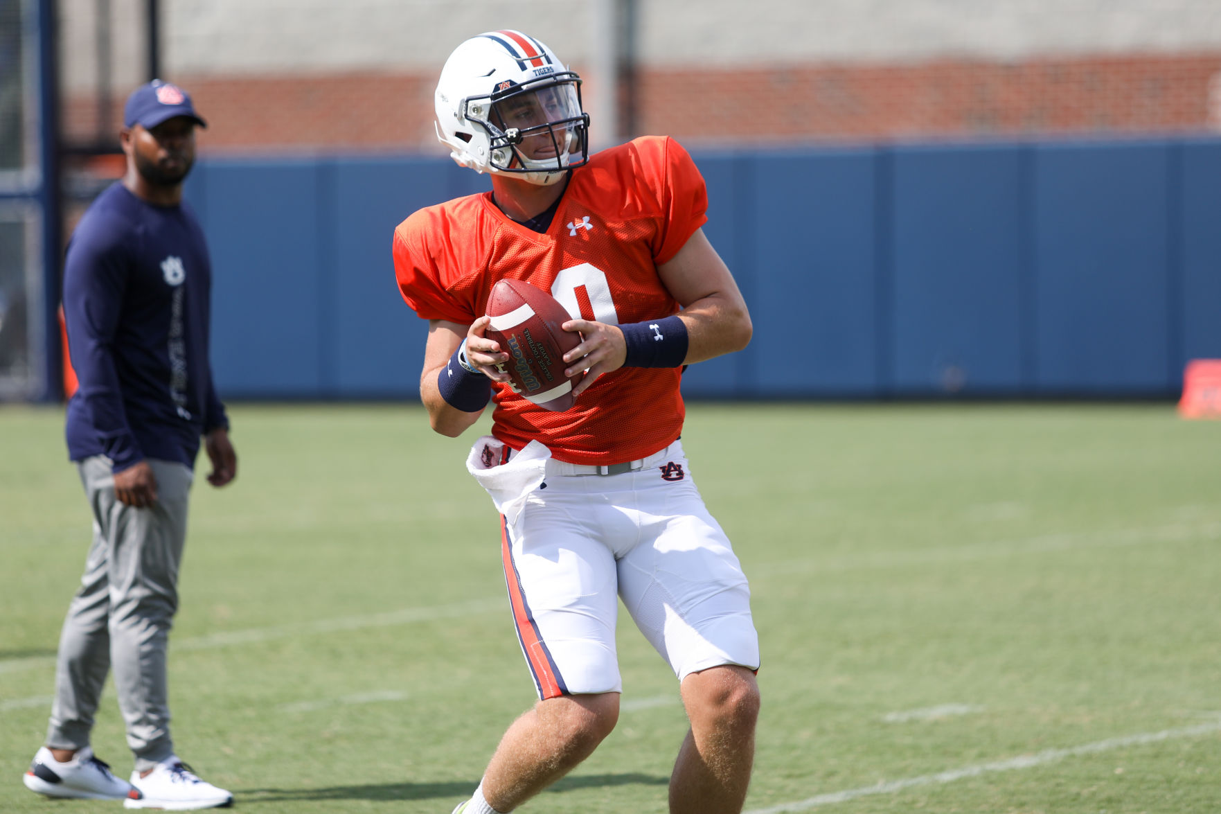 Auburn football practice Aug. 12